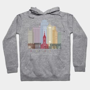 Kansas City skyline poster Hoodie